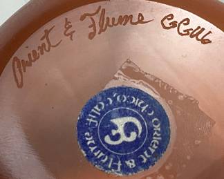 ORIENT & FLUME PEACH PAPERWEIGHT