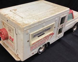 VTG. METAL NYLINT BRINKS DELIVERY TRUCK