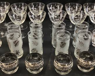CRYSTAL STEMWARE, GLASSWARE