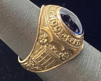 10KT GOLD STATESVILLE HIGH 1960, 10KT GOLD STATESVILLE HIGH 1960, 7.6g, SIZE 5.25