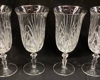  4 WATERFORD CRYSTAL ICE TEA 