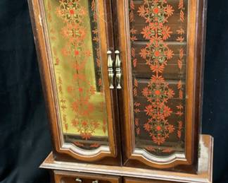 DRESSER TOP JEWELRY ARMOIRE