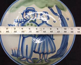 VTG. 12'' M.A. HADLEY BOWL