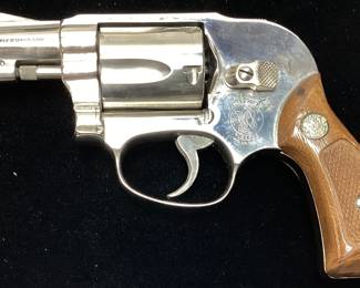 1952 SMITH & WESSON MODEL 49 .38cal SNUB NOSE REVOLVER,