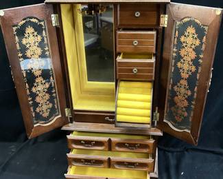 DRESSER TOP JEWELRY ARMOIRE