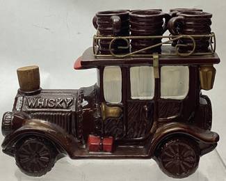WHISKEY TRUCK DECANTER w 6 SHOT