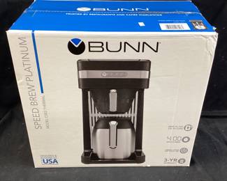 BUNN SPEED BREW PLATINUM COFFEE MAKER NEW IN BOX