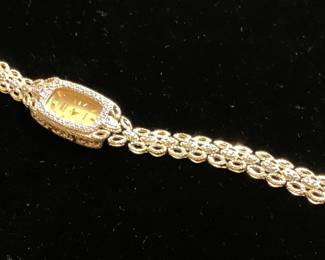 10kt GOLD LADIES GENEVE CLASSIC WATCH, VGC