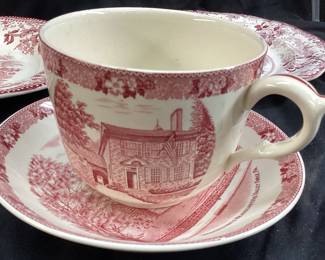  (3) VTG. CALRICE GAFF PLATTER, ADAMS