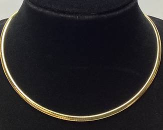 14KT YELLOW GOLD NECKLACE, 11.8g