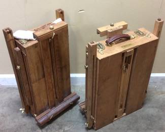 PAIR OF TRAVEL EASELS