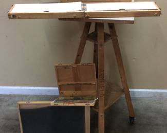  ARTIST SUPPLIES, PASTELS, PALLETT