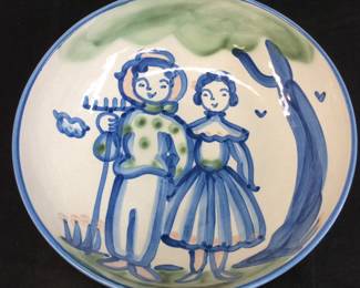 VTG. 12'' M.A. HADLEY BOWL