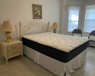 Queen Bed Metal Headboard