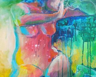 Tami Mosulishvili Rayoflight Acryliconcanvas 20X16in 650$