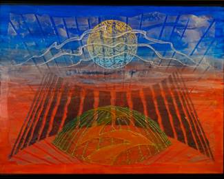 6 Rex Pace Temple Acrylic 12x16 $265