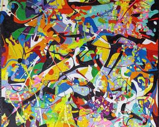 9 Songmi 771 HappyWorries24x24, oiloncanvas $2190