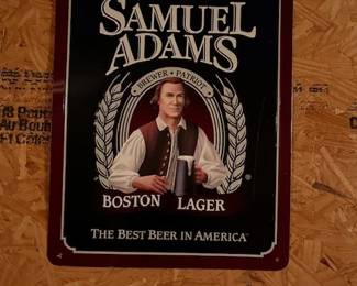 METAL SIGN SAMUEL ADAMS
