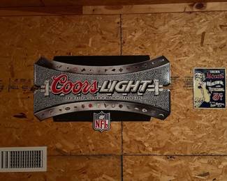 METAL SIGN COORS LIGHT