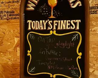 WINE SPIRITS CHALK BOARD SIGN