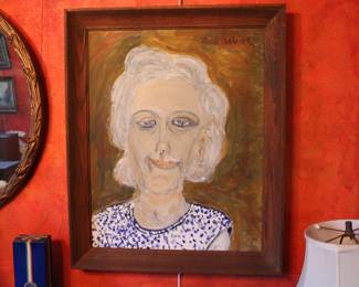 Portrait of a woman, oil on canvas