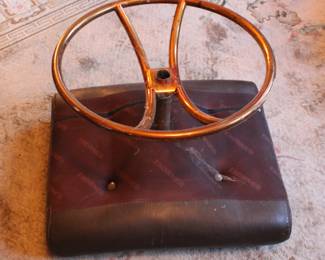 Ekornes Stressless ottoman with copper base