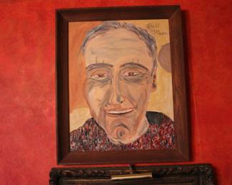 Portrait of a man, oil on canvas