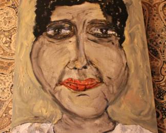 Oil on canvas, unframed