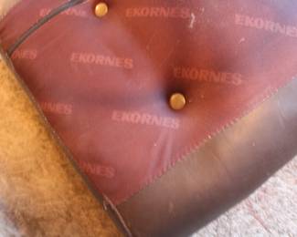 Ekornes Stressless ottoman with copper base