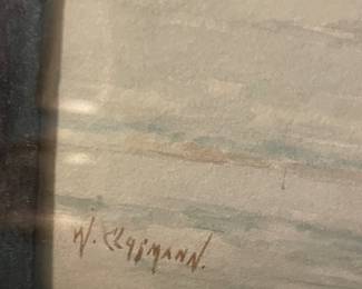 Signature on the William Clusmann (1859 - 1927) was active/lived in Illinois, Indiana. 