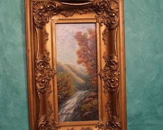 A H. Wayne oil on canvas, framed