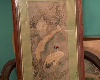 Framed Chinese painting