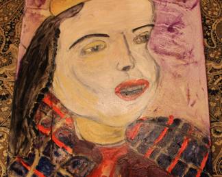 Signed oil on canvas, unframed