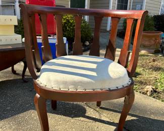 Empire Style Barrel Chair
