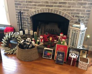 Christmas Decorations, Fireplace Tools, Lantern