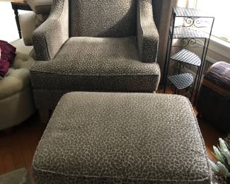 Chair w/ Ottoman