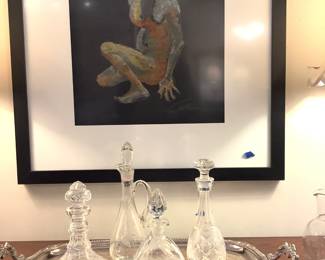 Crystal, Silverplate, Original Art