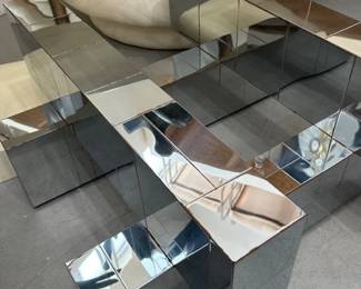 Paul Evans coffee table base / cityscape