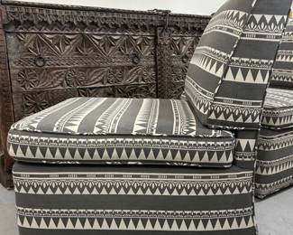 vintage slipper chairs