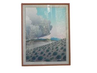 Doug West Serigraph, Crested Butte, Colorado, 2 Of 83, February 83, New Mexico Landscape