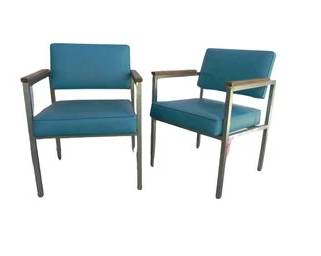 Mid Century Modern Office Chair - Pair - 2 - Roughish Condition - See All Photos 1960s 1970s 1980s ?