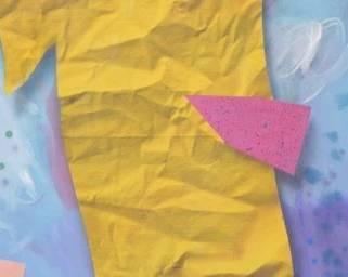 Carlos Fresquez Original Oil Painting -"Raspberry Float" 1987 MSU Faculty, Denver Art Museum, Kirkland Museum