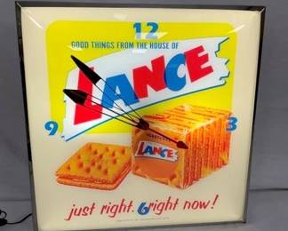 16IN LANCE LIGHTUP CLOCK