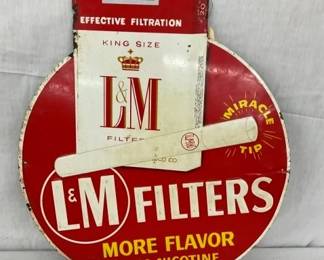 EMB. L&M SIGN 18 1/2X20 1/2