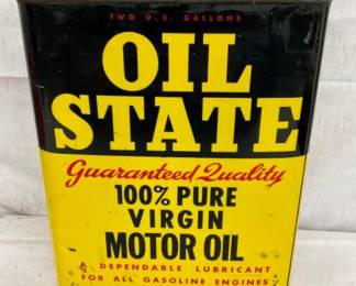2G. OIL STATE MOTOR OIL CAN