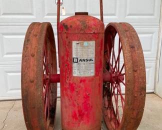 LARGE FIREMAN'S FIRE EXTINGUISHER 