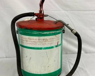 BACK VIEW SINCLAIR GREASE CAN