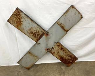 BACKVIEW RR CROSSING SIGN