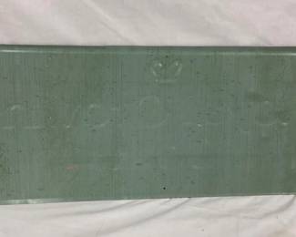 BACK VIEW EMB. ROYAL CROWN SIGN