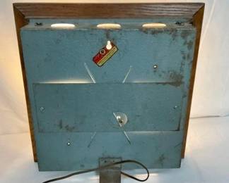 BACKVIEW LIGHTUP CLOCK